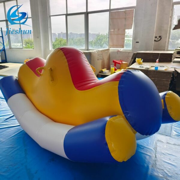 Hot water park game floating inflatable water seesaw toys Inflatable Water Totters Seesaw Rocker for children and adults - Image 5
