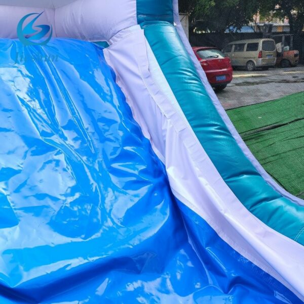 Kids Inflatable blue Bounce House Jumper Bouncer Jumping Bouncy Castle Water Slide with pool - Image 7