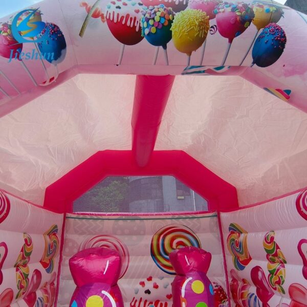 Most Popular Inflatable candy Bouncer Castle Jumping Bounce House for Girls' Birthday Party - Image 7
