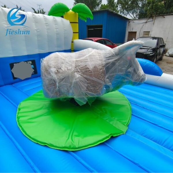 High Quality Outdoor Indoor Inflatable Sport Games Customized Inflatable Mechanical Rodeo Bull For Sale - Image 7