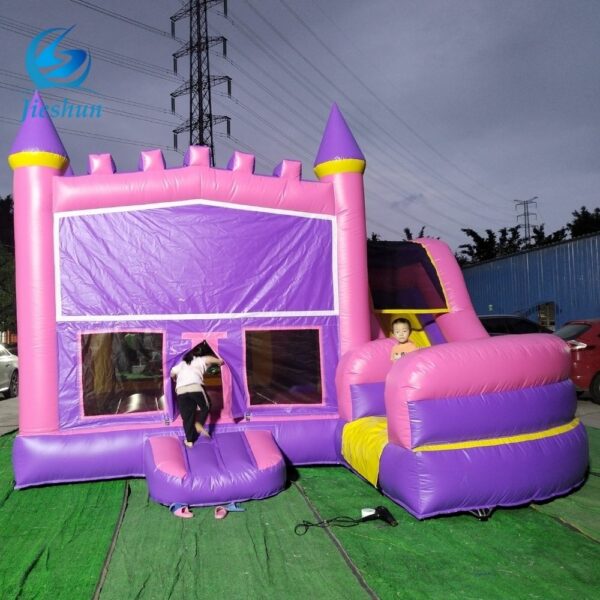 Hello Kids Adult Business Outdoor Bounce House Bouncing Inflatable Bouncer Castle with slide For Party - Image 4
