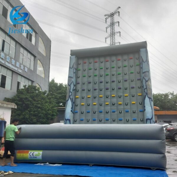 Factory Wholesale Rock Climbing Adults Inflatable Indoor PVC Inflatable Climbing Wall on Amusement Park - Image 4
