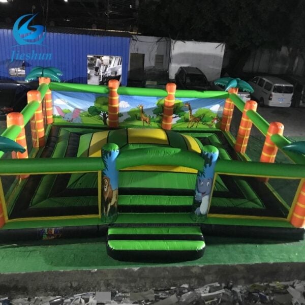China Factory Price Air Mountain Playground Outdoor Jungle Gym Inflatable Game With Walls - Image 4