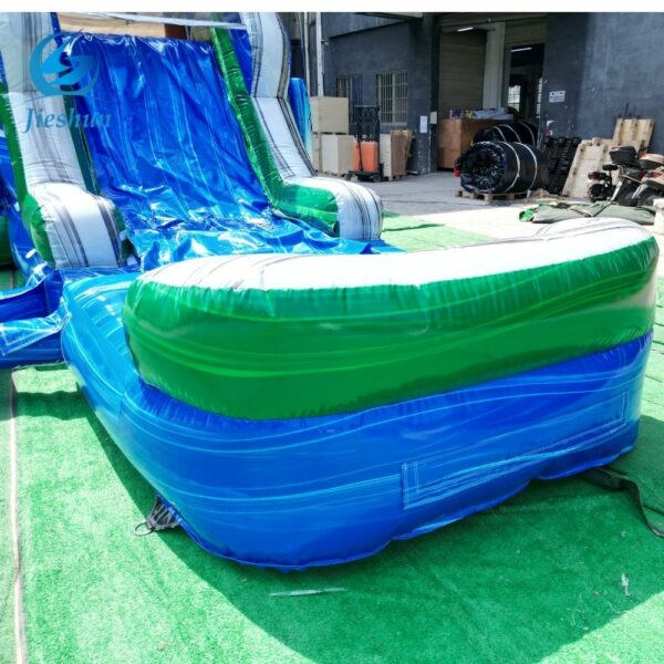 Backyard palm tree aire de jeux gonflable jumping bounce house combo inflatable bouncer slide with pool - Image 7