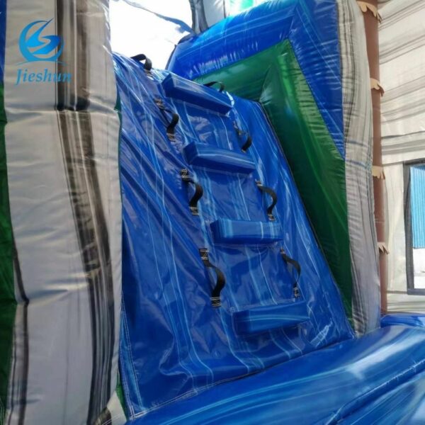 Backyard palm tree aire de jeux gonflable jumping bounce house combo inflatable bouncer slide with pool - Image 6