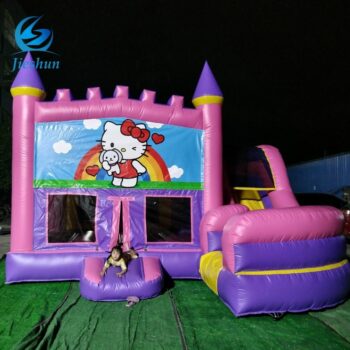 Hello Kids Adult Business Outdoor Bounce House Bouncing Inflatable Bouncer Castle with slide For Party