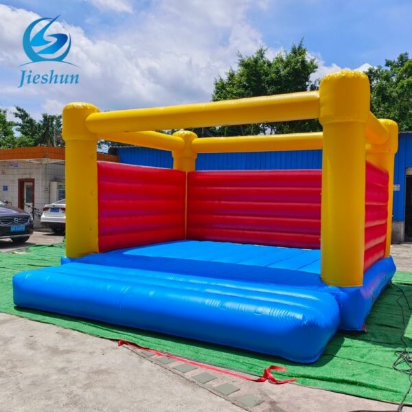 Hot sale Pastel Inflatable Castle Lighter Bounce Jumping Playhouse Wedding Bouncer - Image 4