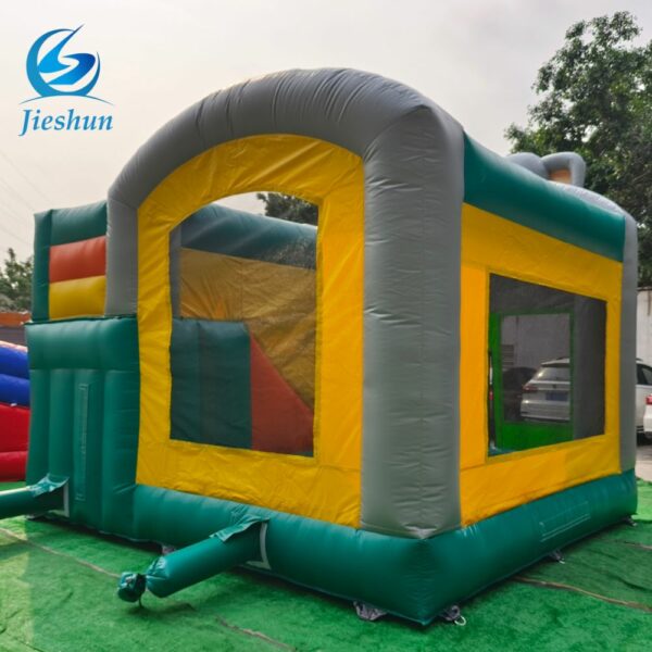 Outdoor commercial grade elephant carton Inflatable bouncer inflatable elephant bouncy castle with slide for kids - Image 6