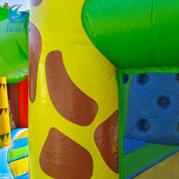 manufacturer custom inflatable monkey forest bounce house climbing wall cheap bouncy castle jumping castle rental - Image 4