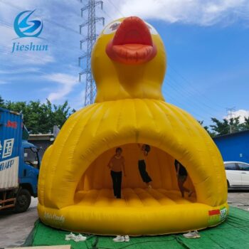 Custom Giant Duck Inflatable Cartoon Bounce House Inflatable Kids Park Bouncy Castle Animal Bounce House