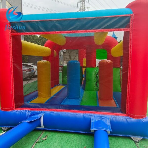 Hot Sale Inflatable Combo Bounce House Color bouncing Combo with slide Commercial With Blower - Image 5