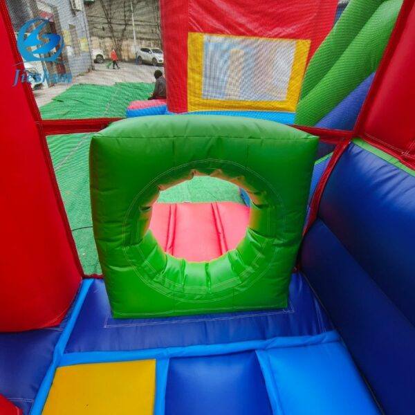 Hot Sale Inflatable Combo Bounce House Color bouncing Combo with slide Commercial With Blower - Image 7