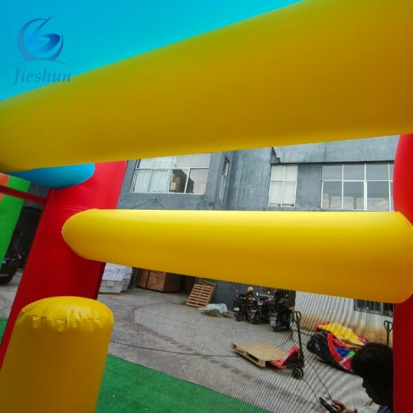 Hot Sale Inflatable Combo Bounce House Color bouncing Combo with slide Commercial With Blower - Image 6