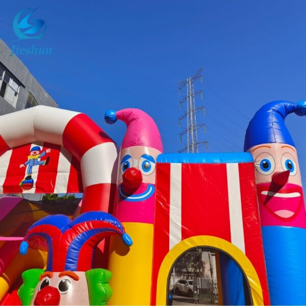 Hot Sale bouncy castle with slide jumping castle inflatable clown bouncer inflatable castle bounce house for kids - Image 6