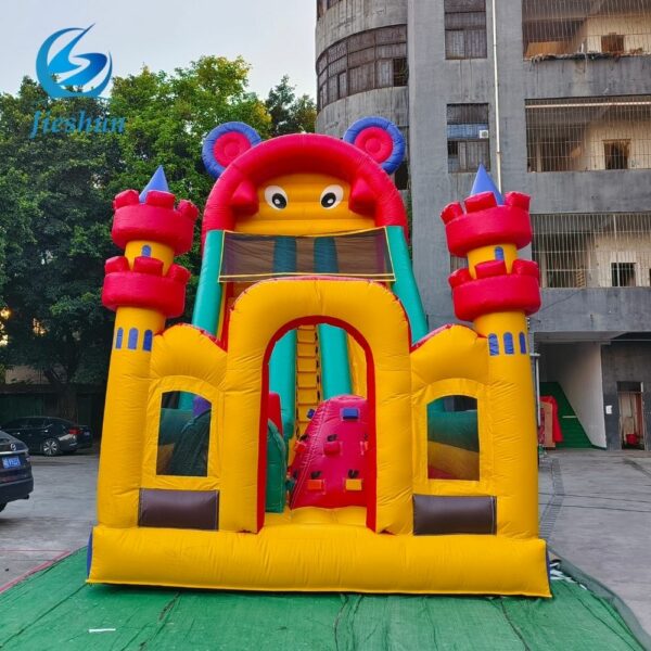 Customized Mouse cartoon theme park inflatable playground kids inflatable slide castle - Image 2