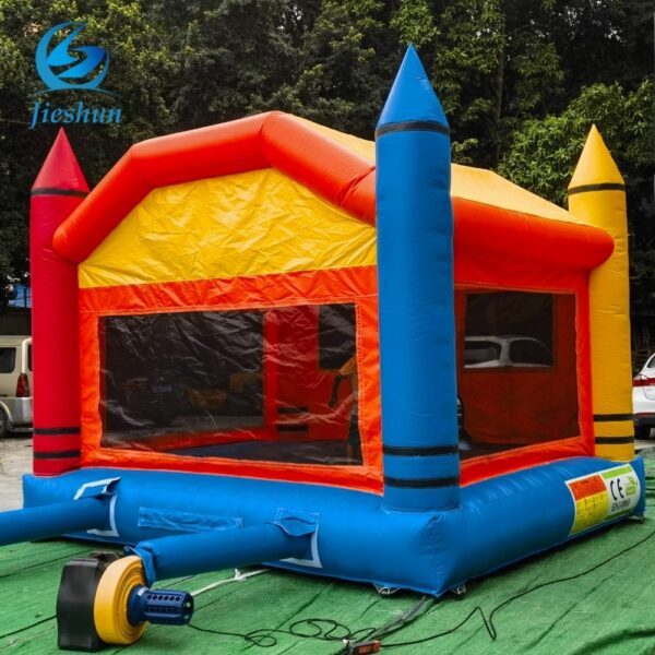 Commercial Grade Crayon Bounce House Kids Adults Inflatable Jumper Blower Indoor Outdoor Use Birthday Parties - Image 5