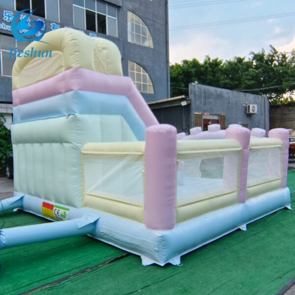 Commercial Custom Inflatable Dry Slide Outdoor Garden Playground inflatable bounce house with slide - Image 5