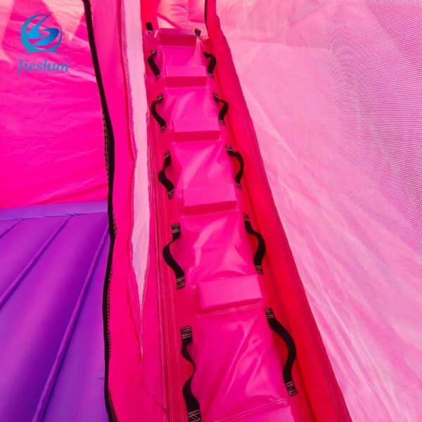 Commercial pvc pink inflatable bounce house combo with slide inflatable bouncy castle bouncy jumping castle - Image 7