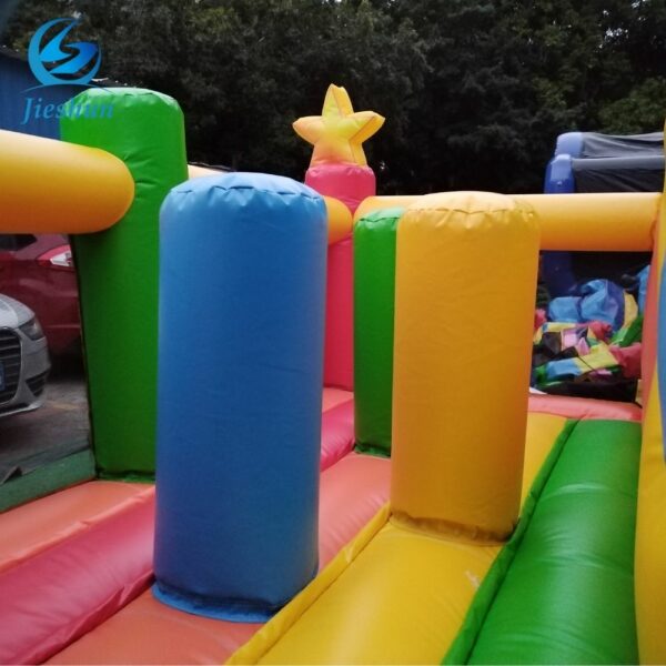 Bounce bouncing bouncy house jumping castle slide inflatable castle rainbow and indoor amusement equipment for kids - Image 7