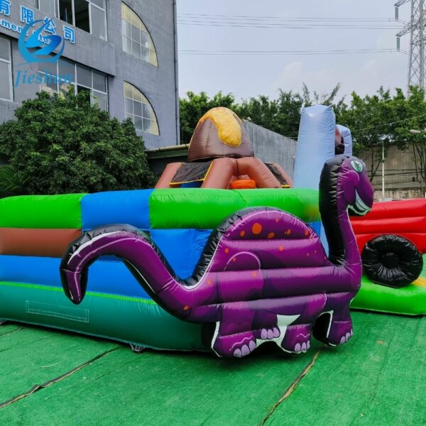Dino Dash Inflatable Bouncy Slide Dinosaur & Car Theme Fun for Kids bounce house Outdoor Play Equipment - Image 9