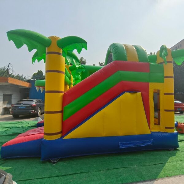 Commercial Outdoor Kids Bounce House Bouncer Combo with Slide Crocodile Jungle Inflatable Bouncy Jumping Castle - Image 6