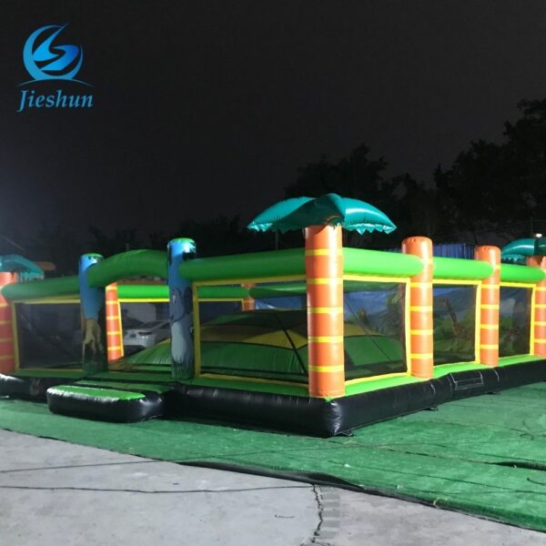 China Factory Price Air Mountain Playground Outdoor Jungle Gym Inflatable Game With Walls - Image 6