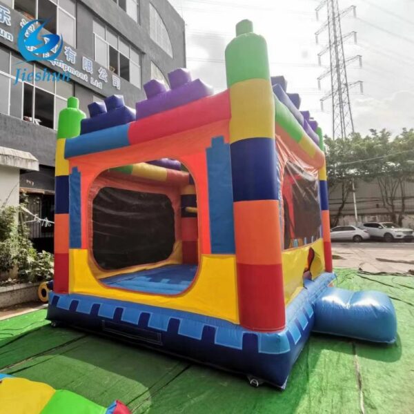 high quality PVC bounce house kids party boy girl bounce castle with blower for jumping - Image 4