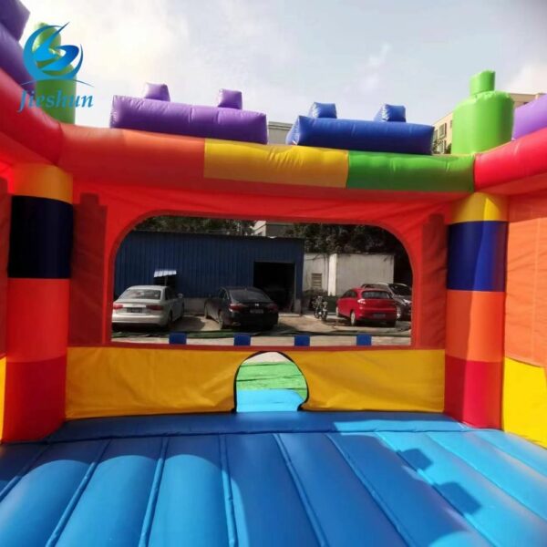 high quality PVC bounce house kids party boy girl bounce castle with blower for jumping - Image 6