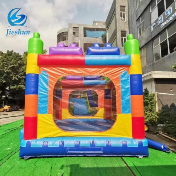high quality PVC bounce house kids party boy girl bounce castle with blower for jumping - Image 5