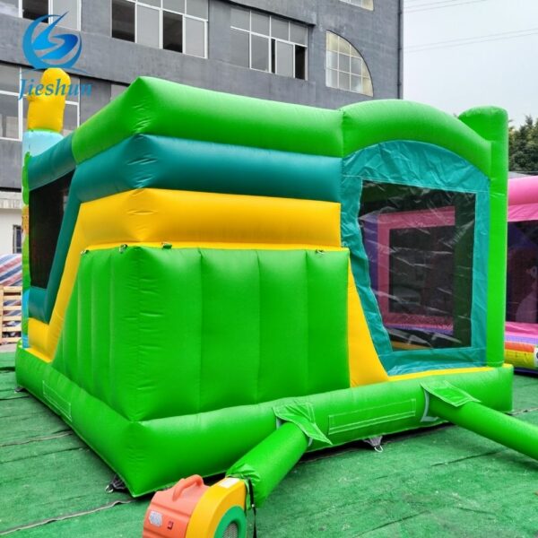 Party rental equipment commercial inflatable castle bounce house jumping castle slide for kids - Image 6