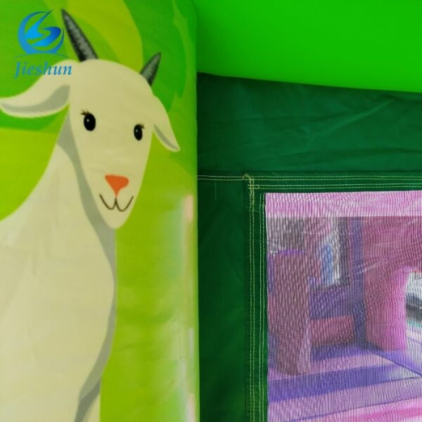 Party rental equipment commercial inflatable castle bounce house jumping castle slide for kids - Image 7