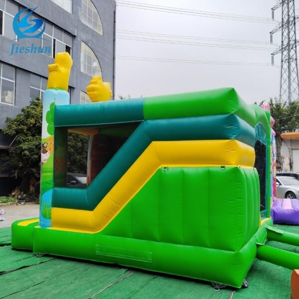 Party rental equipment commercial inflatable castle bounce house jumping castle slide for kids - Image 5