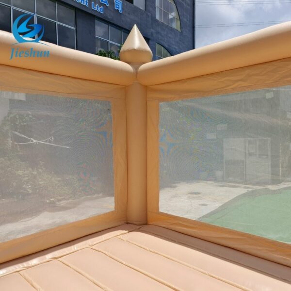 Factory price PVC bouncy castle inflatable kids adults bounce house indoor outdoor commercial tan bouncer for parties - Image 5