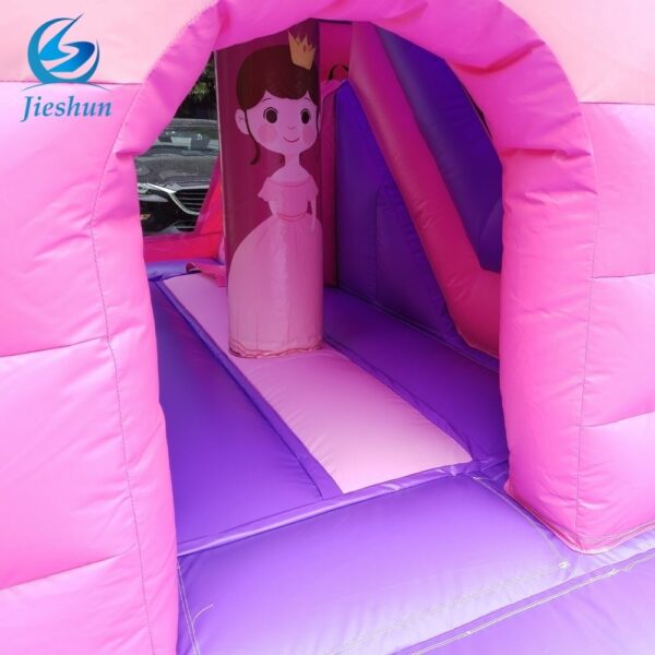 Outdoor commercial princess castle inflatable jumping castle pink bounce house for party - Image 5