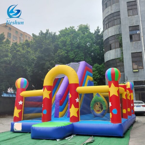 small carnival inflatables dry slide combo colorful inflatable bouncy slide combo for children - Image 2