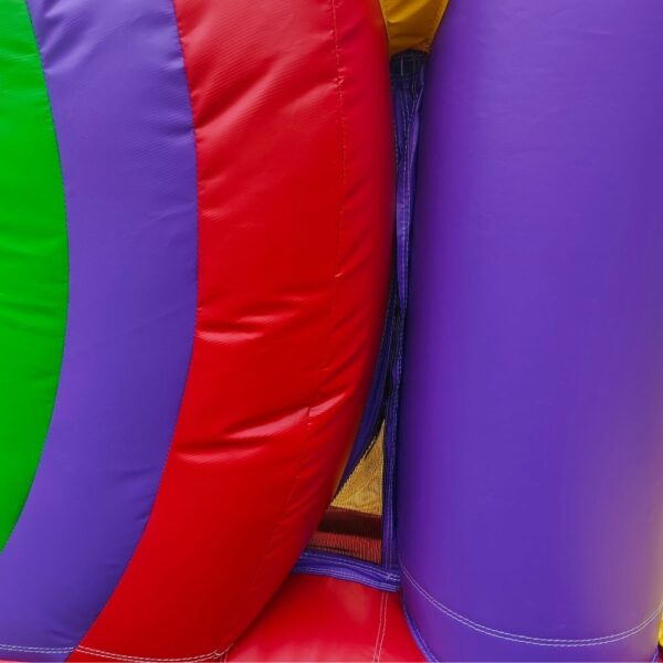 customized rainbow inflatable bounce castle children outdoor amusement park inflatable bouncing slides - Image 5