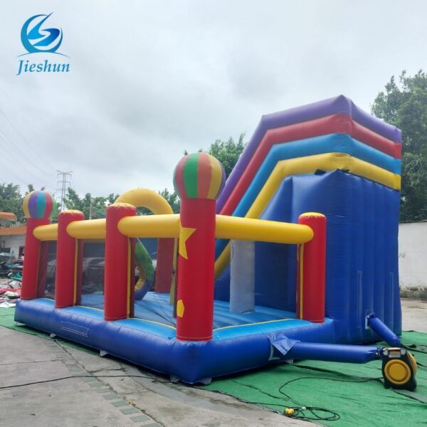 small carnival inflatables dry slide combo colorful inflatable bouncy slide combo for children - Image 6