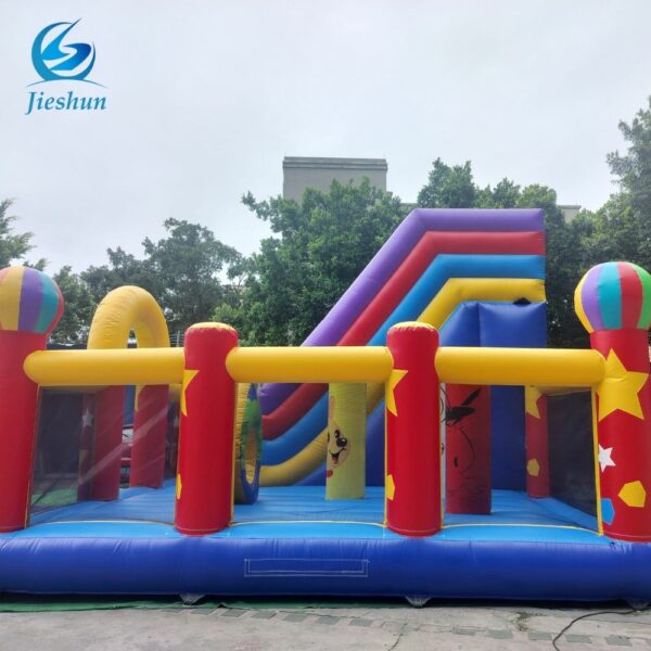 small carnival inflatables dry slide combo colorful inflatable bouncy slide combo for children - Image 4