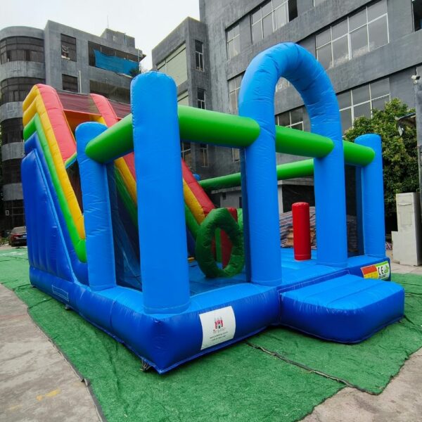 Factory price Inflatable Bounce House Slide Jumping Castle Combo wiht slide for children for fun - Image 4