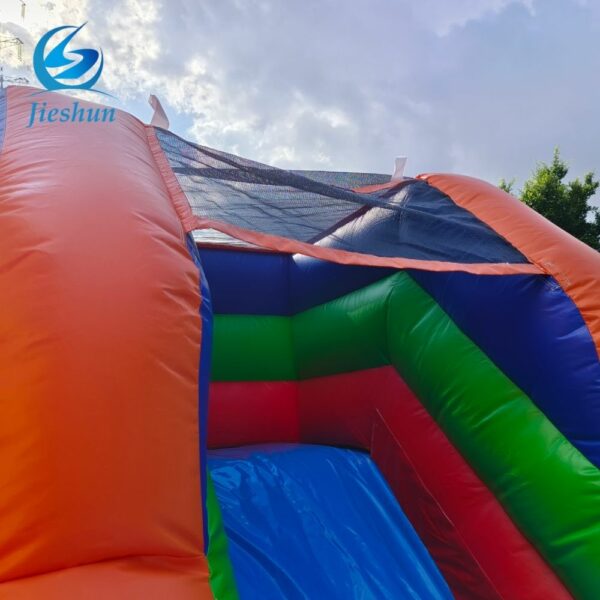 Happy birthday pvc inflatable jumping bounce castle for kids inflatable bouncer house with slide for party events - Image 7