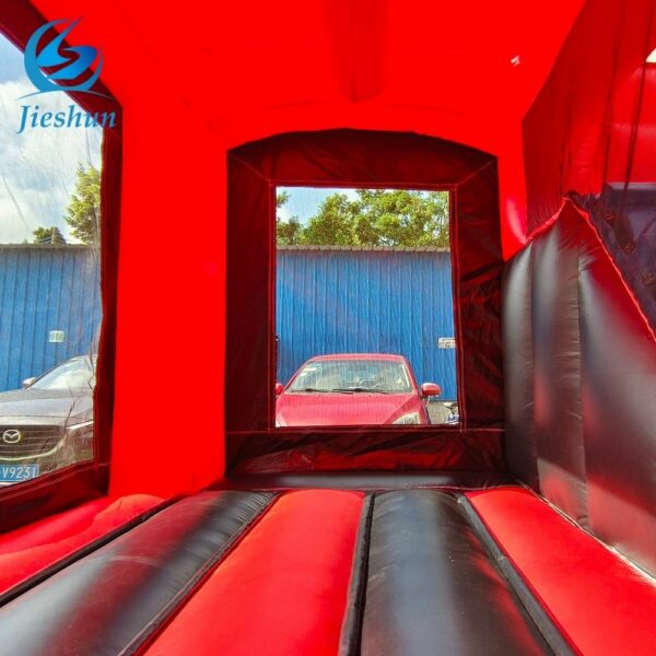 Outdoor commercial MacArthur Racing kids party combo bouncy bounce house jumping castle with slides children Blower - Image 7