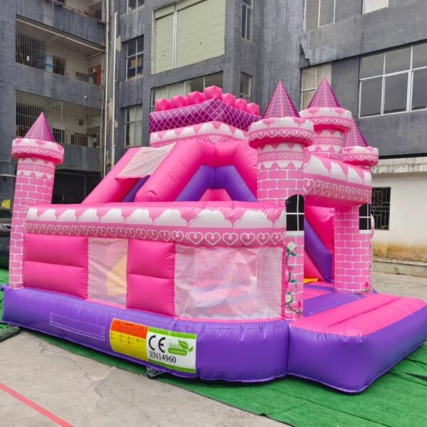 Customized Princess Inflatable bouncer bounce house Jumper Bouncy Castle With Slide Outdoor jumping castle Combo - Image 6