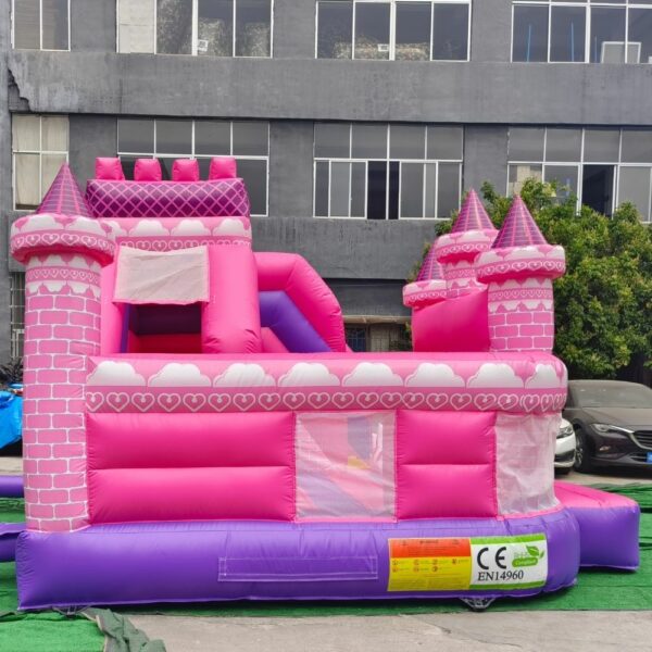 Customized Princess Inflatable bouncer bounce house Jumper Bouncy Castle With Slide Outdoor jumping castle Combo - Image 7
