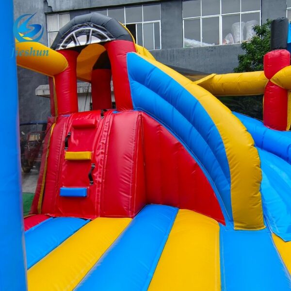 Original design the newest Car show combo jump house inflatable bouncer with slide commercial inflatable bounce house for sale - Image 6