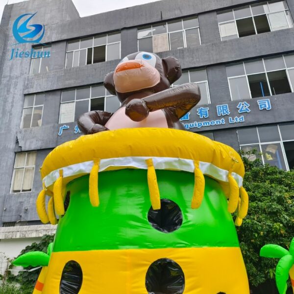 Hot Sale China Factory Price Customized Monkey Climbing Inflatable Game Professional amusement park climbing tower jungle - Image 6