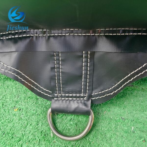Commercial grade kids party jumping bouncy castle inflatable black bounce house with double slide - Image 6
