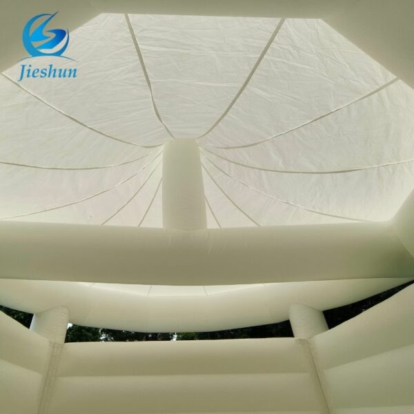 white commercial high quality PVC material wedding bouncy house outside inflatable castle and inflatable bouncy dome - Image 5