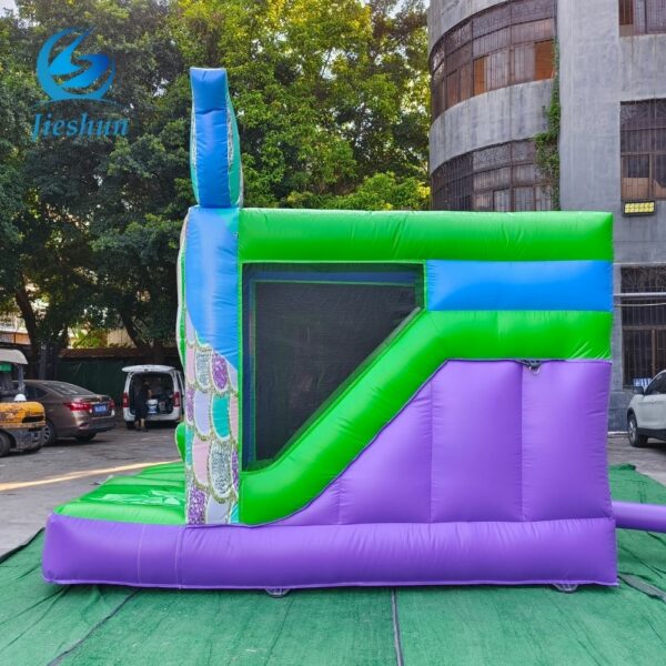 mermaid castle girls inflatable bouncer castle water pool slide trampoline casa inflable kids jumping castle - Image 5