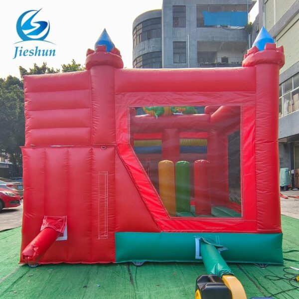 High Quality Good Design red Inflatable Bouncer Outdoor Bounce House Inflatable House For Kids - Image 4