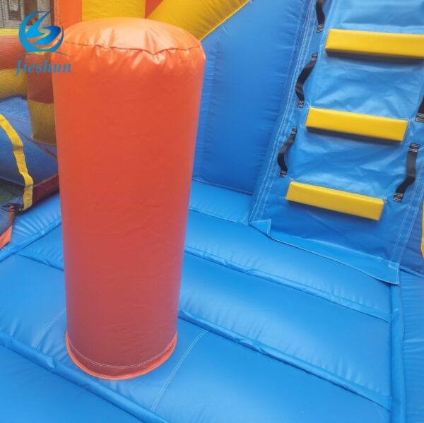 Manufacturer supply inflatable bounce house with slide bouncer double slide jumping castle for sale - Image 5